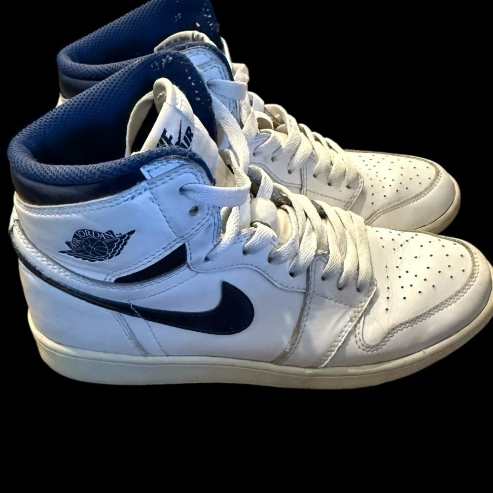 Nike Air Jordan 1 Retro High OG Metallic Navy Size 7